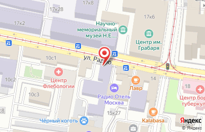 Строительно-девелоперская компания MOZAIK Development на улице Радио на карте