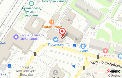 Магазин алкогольной продукции Хмельная бочка на Красноармейском проспекте на карте