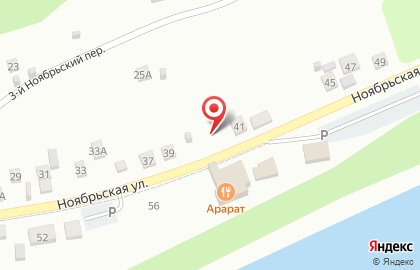 Дом Быта на улице Ноябрьской на карте