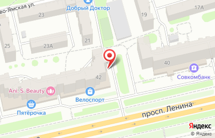 Компания по изготовлению и продаже памятников Данила-Мастер на проспекте Ленина на карте