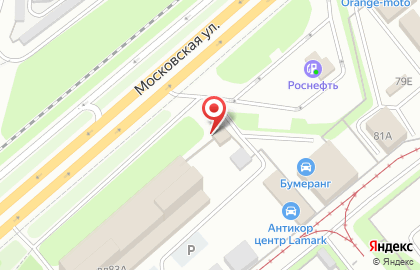 Автосервис Express на Московской улице на карте