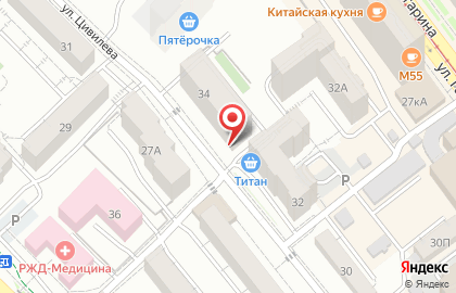Ломбард мой Рубин в Железнодорожном районе на карте