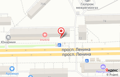 СберБанк на проспекте Ленина, 70 на карте