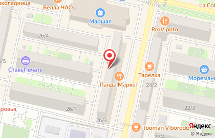 Магазин-бар Пивовар на улице Тухачевского на карте