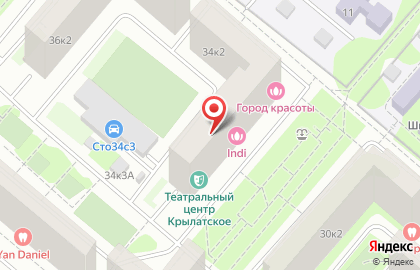 Центр развития интеллекта Пифагорка на Рублёвском шоссе на карте