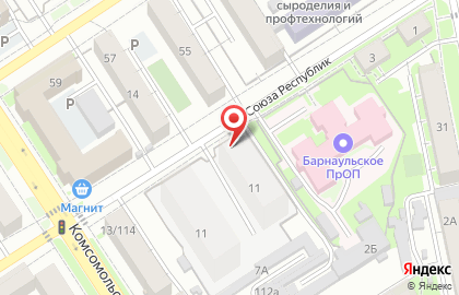ААШС-АвтоАргонШинСервис в Октябрьском районе на карте
