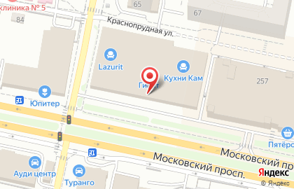 Салон-магазин мебели Prestige на Московском проспекте на карте