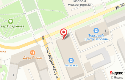 Салон-магазин Инком на Октябрьской улице на карте