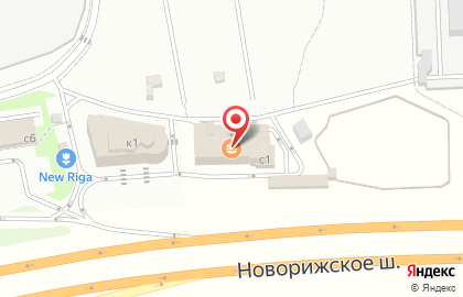 Ресторан быстрого обслуживания Макдоналдс на автодороге Балтия на карте
