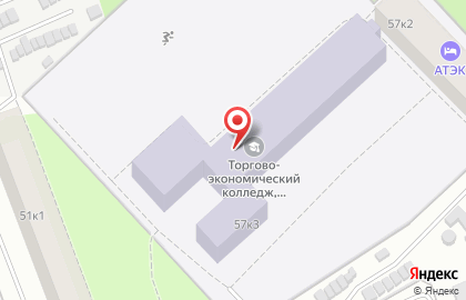 Архангельский торгово-экономический колледж, ГАПОУ Учебная парикмахерская на карте