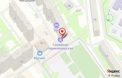 Семейная парикмахерская на проспекте Мельникова на карте