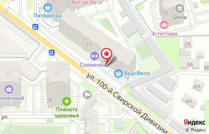 Магазин Красное & Белое на Десантной улице в Раменском на карте