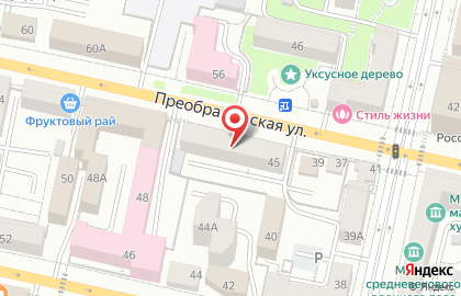 Единый сервис доставки еды Chibbis на Преображенской улице на карте