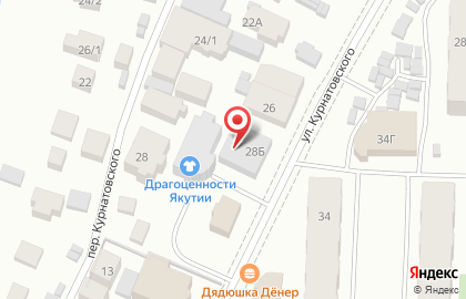 Салон-парикмахерская Фьюжн на улице Курнатовского на карте