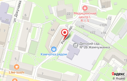 Мастерская красоты в рабочем переулке на карте