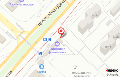 Салон Планета Цветов на проспекте Мусы Джалиля на карте