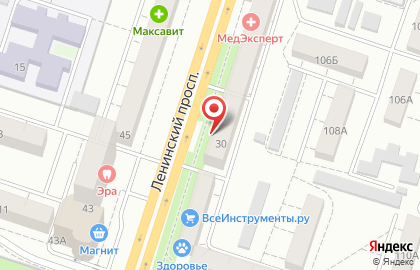 Автошкола Престиж на Ленинском проспекте на карте