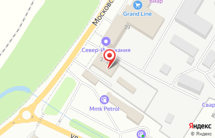Магазин цветов Флора на Московской улице на карте
