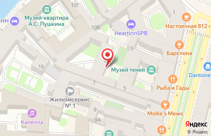 Детский сад №22 комбинированного вида в Санкт-Петербурге на карте