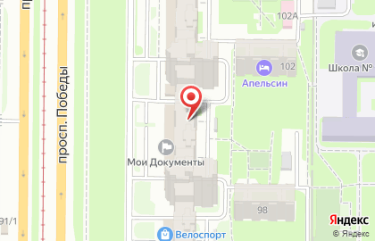 Сокол на проспекте Победы на карте
