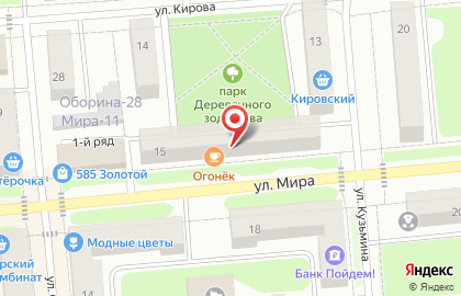 Служба заказа легкового транспорта Везёт на улице Мира на карте