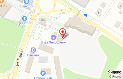 Вертер на карте