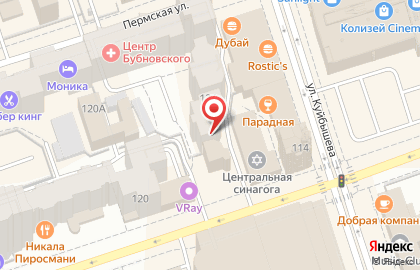 Новый Кадр на Пермской улице на карте