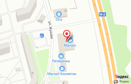 Магазин мясной продукции Мясное правило на улице Жукова на карте