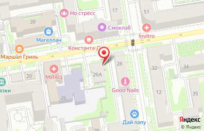 Клиника Вита-мед на улице Максима Горького на карте