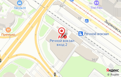 Банкомат ВТБ на метро Речной вокзал на карте