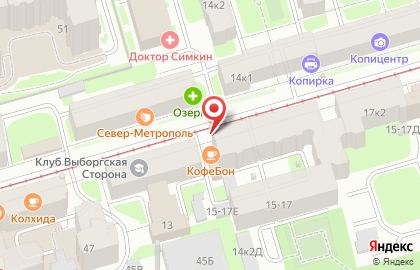 Дом быта в Санкт-Петербурге на карте
