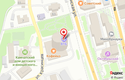 Сервис заказа легкового и грузового транспорта Максим в Петропавловске-Камчатском на карте