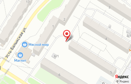 Продуктовый магазин в Ханты-Мансийске на карте