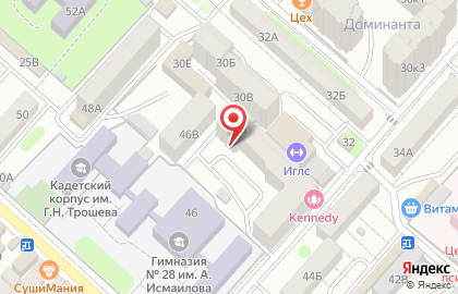 Гастроном №1 в Советском районе на карте