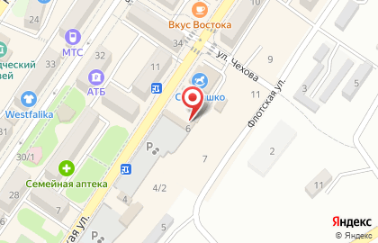 Торговый центр Оазис в Южно-Сахалинске на карте