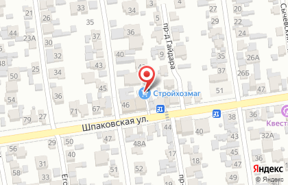Магазин Стройхозмаг на Шпаковской улице на карте