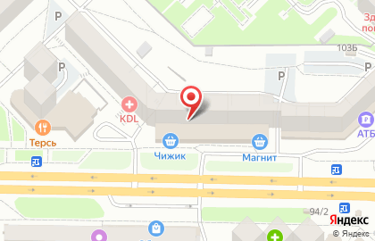 Магазин товаров для творчества Детвора в Центральном районе на карте