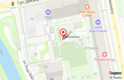 Свердловский областной противотуберкулезный диспансер на улице Розы Люксембург на карте