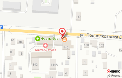 Продуктовый магазин Чародейка на улице Подполковника Емельянова на карте