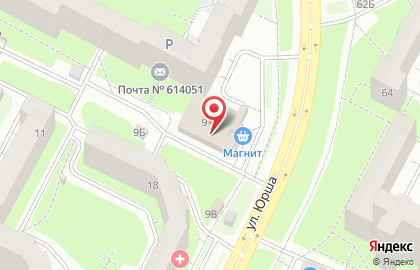 автозапчасти на улице Юрша на карте