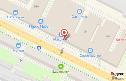 Магазин косметики и парфюмерии Аллюр на Октябрьском проспекте на карте