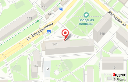 Магазин нижнего белья и колготок на карте