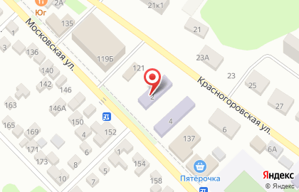 Детский сад №12 общеразвивающего вида на Красногоровской улице на карте