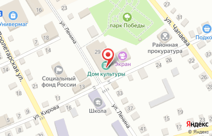 Ростелеком для дома на улице Ленина на карте