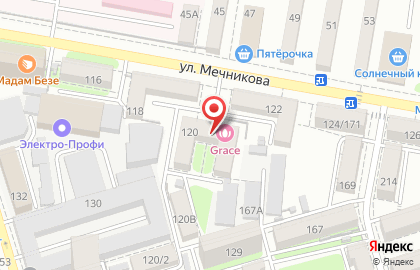 Продуктовый магазин Магазин №17 на улице Мечникова на карте