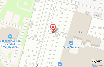 Автостоянка на Екатерининском проспекте, 5 к3 на карте