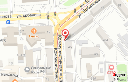Гастроном-холл Спутник в Советском районе на карте