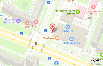 Магазин овощей, фруктов и орехов на проспекте Просвещения на карте