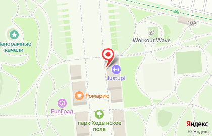 Клуб художественной гимнастики Принцесса в Ходынском парке на карте