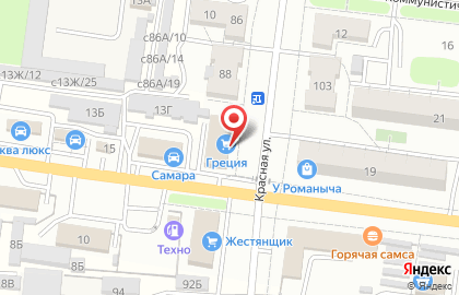 Магазин автозапчастей Чемпион на Красной улице на карте